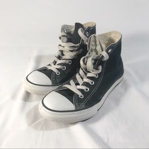 black chuck taylor high top converses